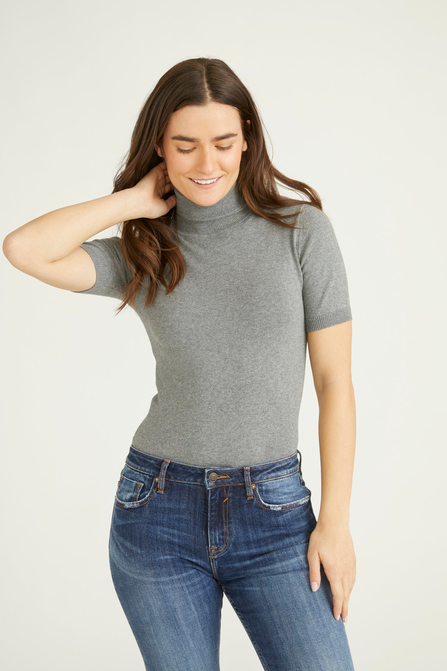 Short Sleeve Turtleneck