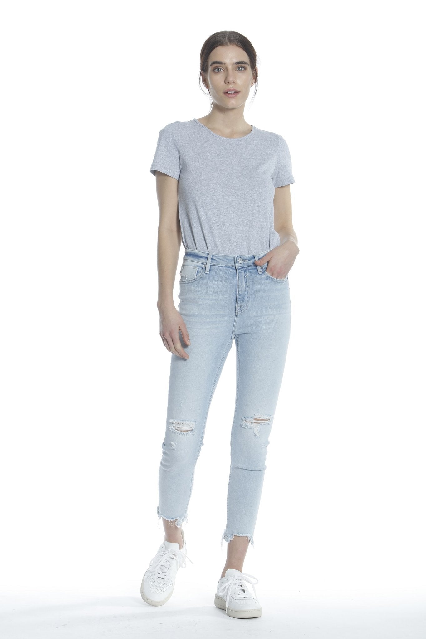 Load image into Gallery viewer, Ace High Rise Skinny - Light Wash
