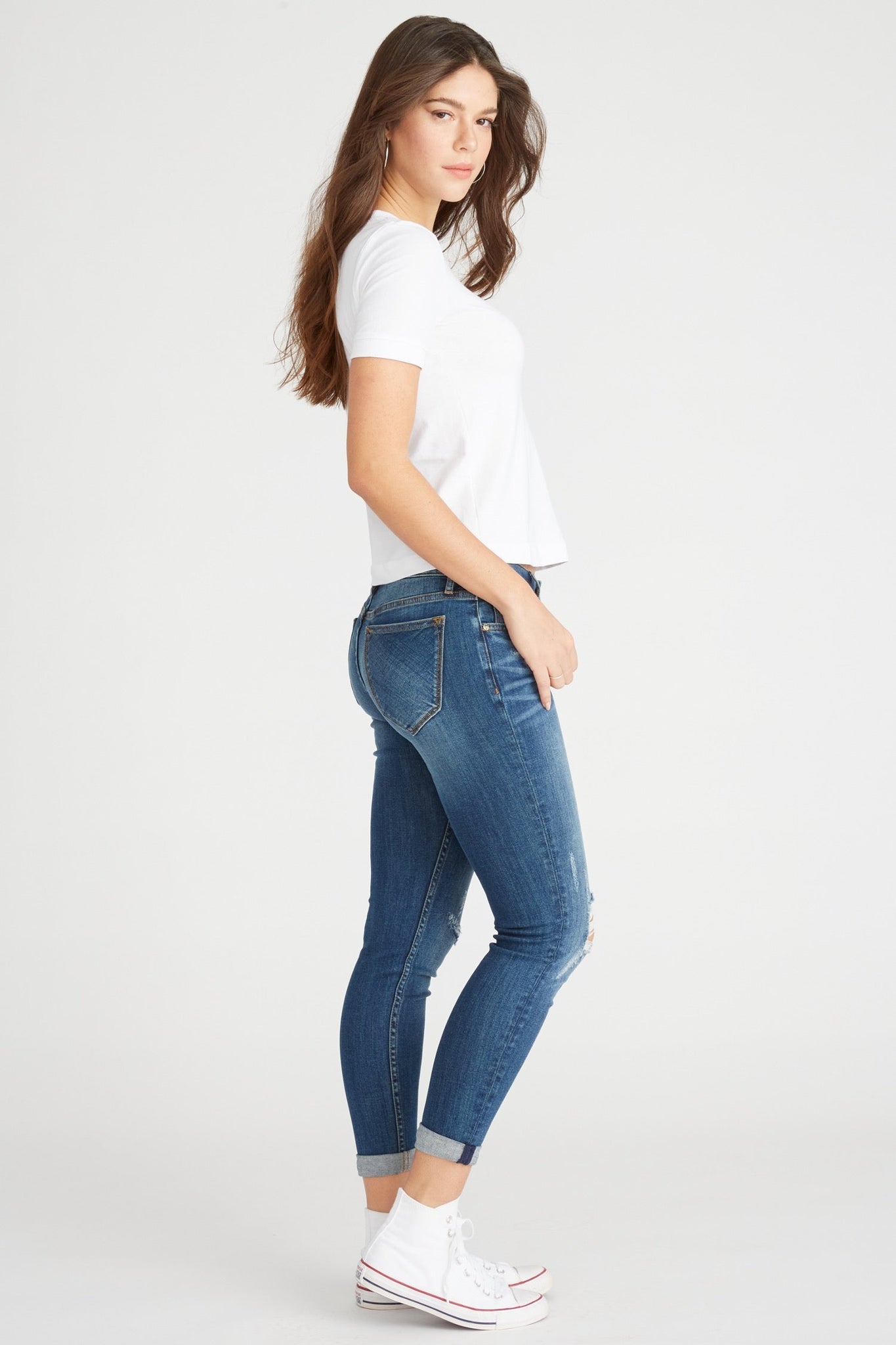 My Greatest Distraction Mid-Rise Distressed Tomboy Jeans (Medium